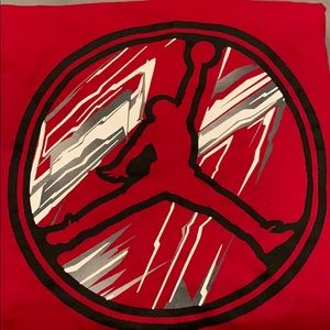 Kids red Jordan shirt